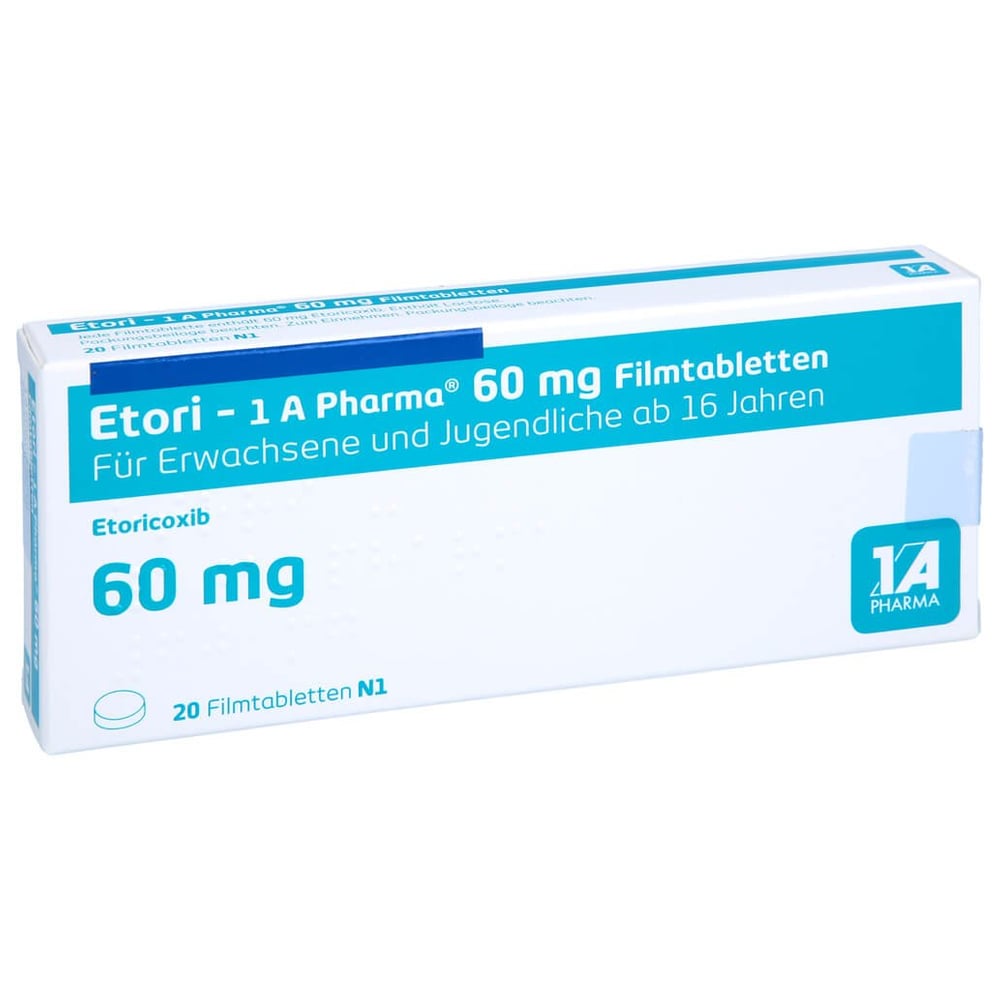 Etori - 1 A Pharma 60 mg Filmtabletten