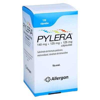 Pylera 140 mg/125 mg/125 mg Hartkapseln Produktbild 1