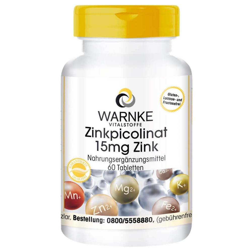 Zinkpicolinat 15mg Zink