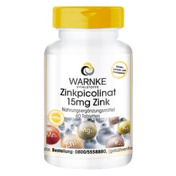 Zinkpicolinat 15mg Zink