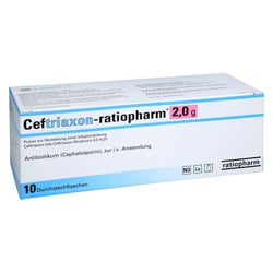 CEFTRIAXON-ratiopharm 2,0 g H.Infu-