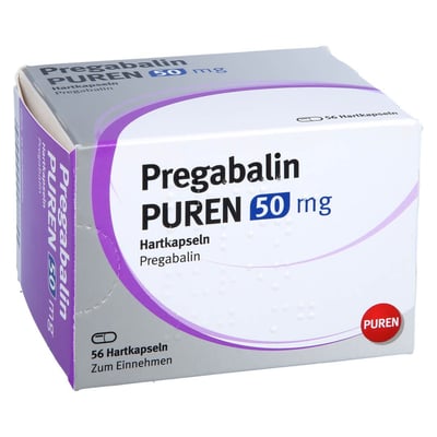 Pregabalin PUREN 50 mg