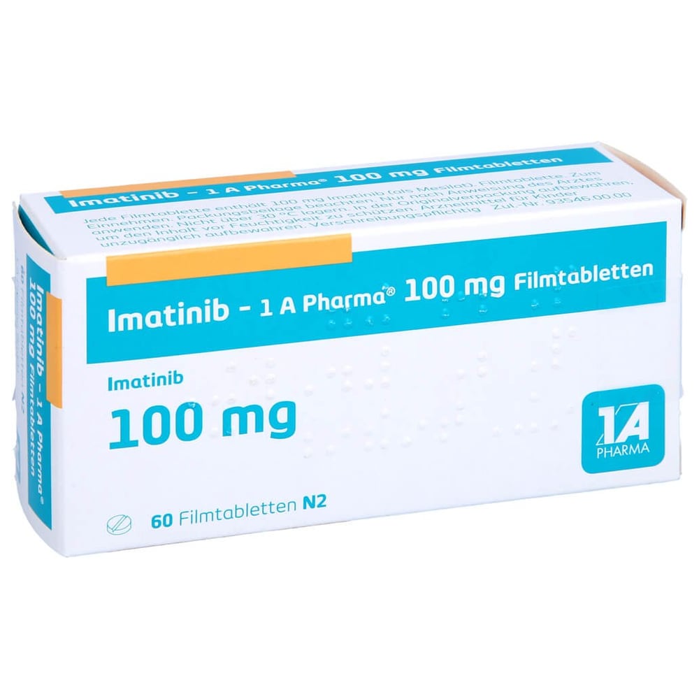 Imatinib - 1 A Pharma 100mg Filmtabletten