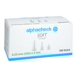 Alphacheck soft Pen-Nadeln 32 Gx4 mm
