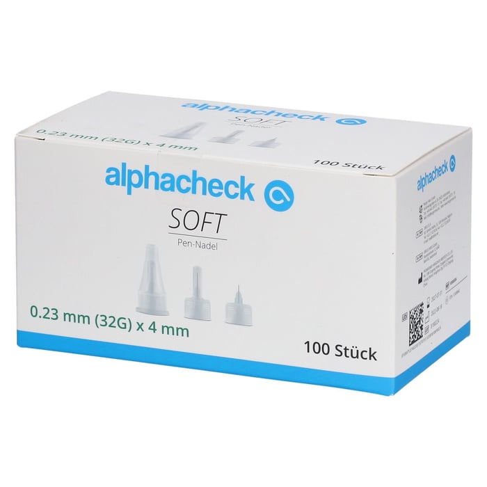 Alphacheck soft Pen-Nadeln 32 Gx4 mm