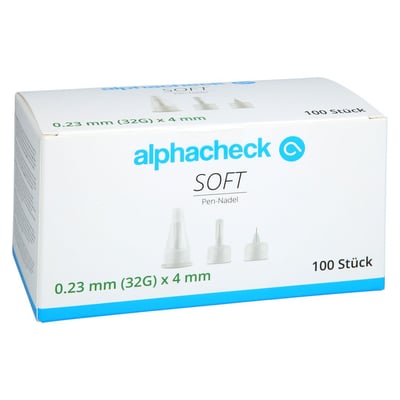 Alphacheck soft Pen-Nadeln 32 Gx4 mm