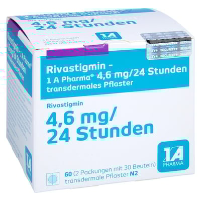 Rivastigmin - 1 A Pharma 4.6mg/24 Std. transd Pfl