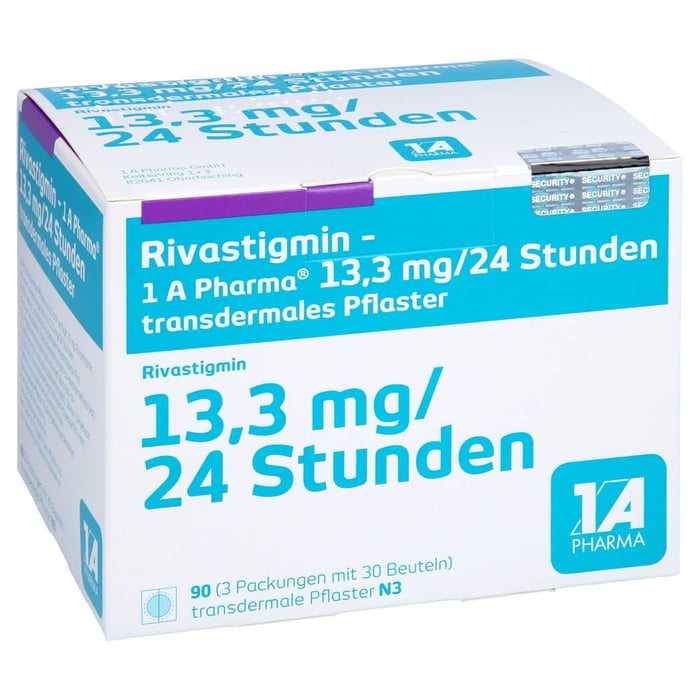 Rivastigmin - 1 A Pharma 13.3mg/24 Std. transd Pfl