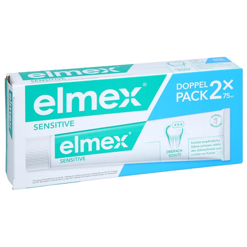 Elmex Sensitive Zahnpasta Doppelpack