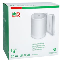 Tg Schlauchverband Größe 9 20 m weiß Tora Pharma