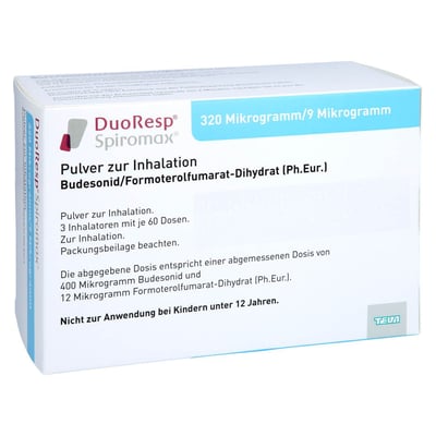 DuoResp Spiromax 320 Mikrogramm/9 Mikrogramm/Dosis
