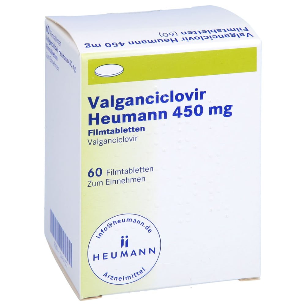 Valganciclovir Heumann 450 mg Filmtabletten
