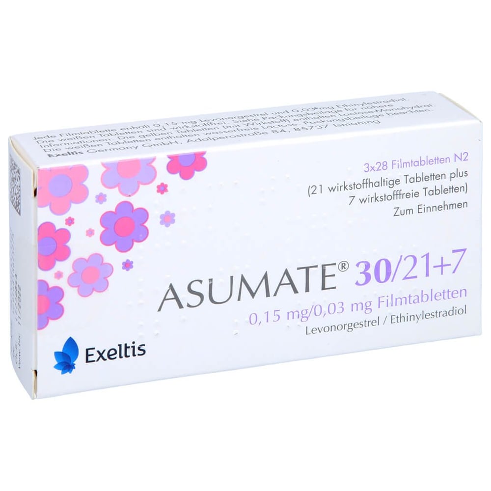 Asumate 30/21+7 0,15 mg/0,03 mg