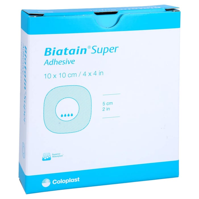 Biatain Super selbst-haftend Superabs.10x10 cm