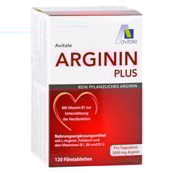 Arginin plus Vitamin B1+B6+B12+Folsäure