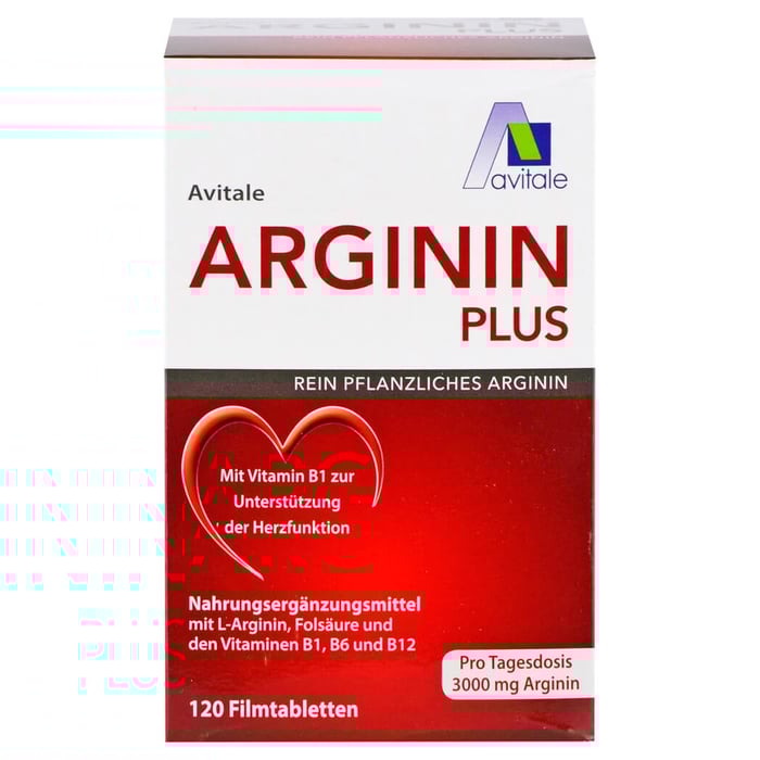 Arginin plus Vitamin B1+B6+B12+Folsäure