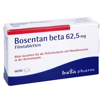 Bosentan beta 62.5 mg Filmtabletten
