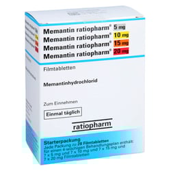 Memantin-ratiopharm Startpackung 5 mg/10 mg/15 mg/20 mg
