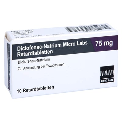 Diclofenac-Natrium Micro Labs 75 mg Produktbild 1