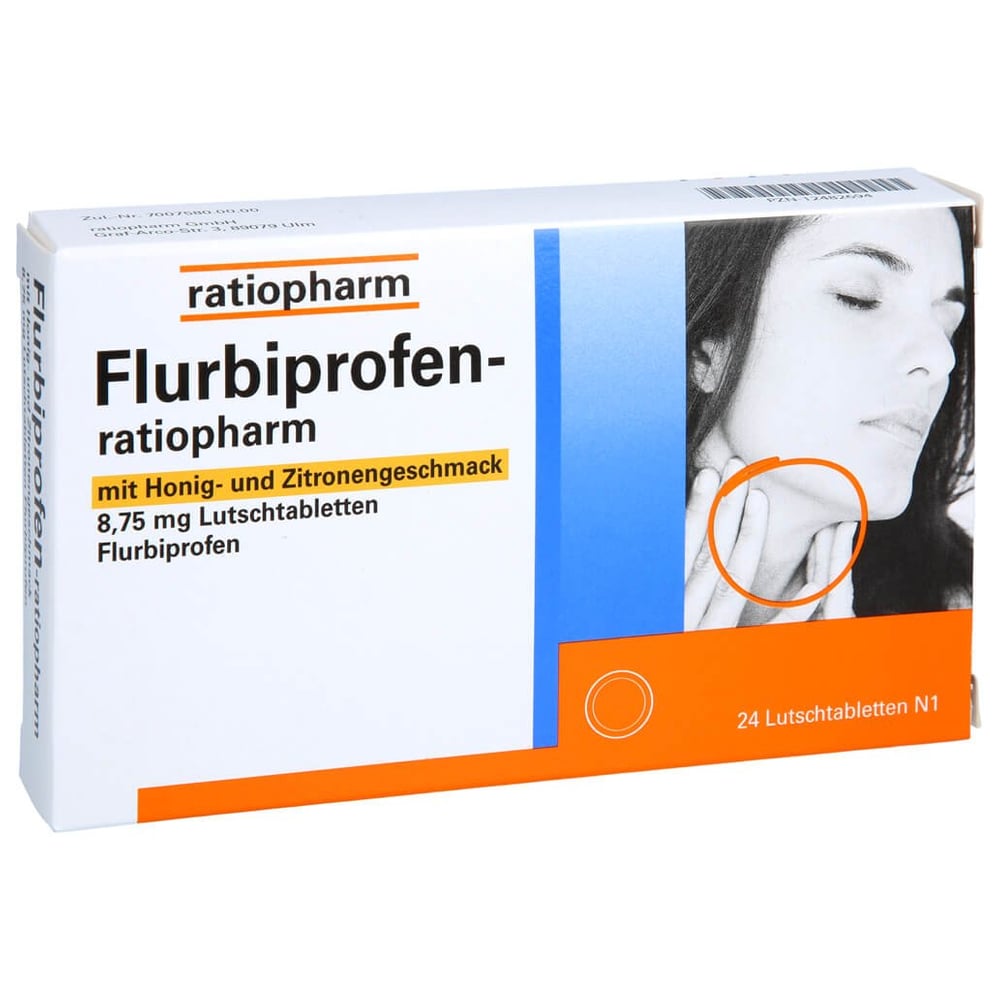 Flurbiprofen-ratiopharm mit Honig- und Zitronengeschmack 8,75 mg