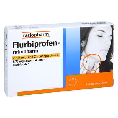 Flurbiprofen-ratiopharm mit Honig- und Zitronengeschmack 8,75 mg