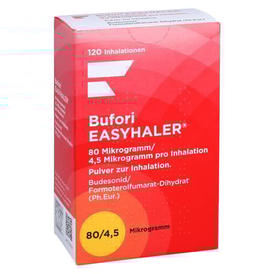 Bufori Easyhaler 80/4,5 Mikrogramm/Dosis