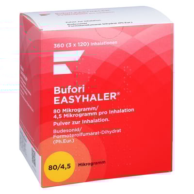 Bufori Easyhaler 80/4,5 Mikrogramm/Dosis