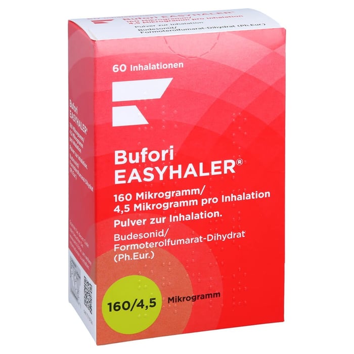 Bufori Easyhaler 160/4,5 Mikrogramm/Dosis