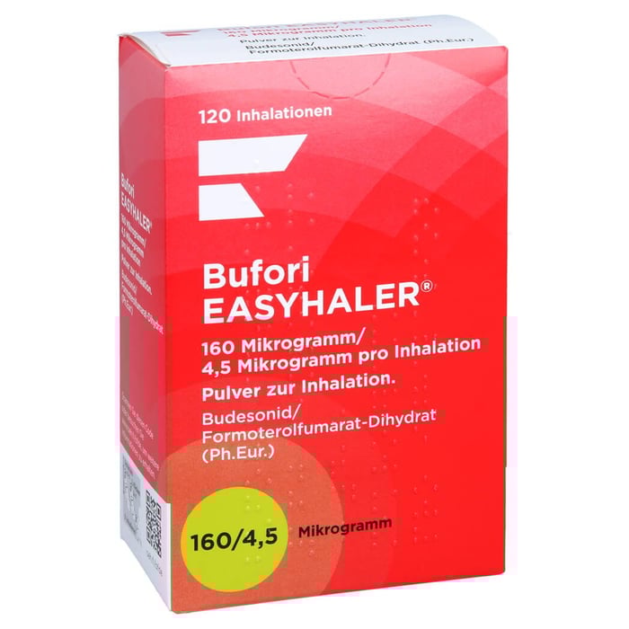 Bufori Easyhaler 160/4,5 Mikrogramm/Dosis