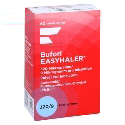 Bufori Easyhaler 320/9 Mikrogramm/Dosis