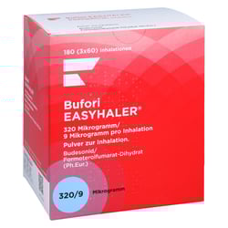 Bufori Easyhaler 320/9 Mikrogramm/Dosis