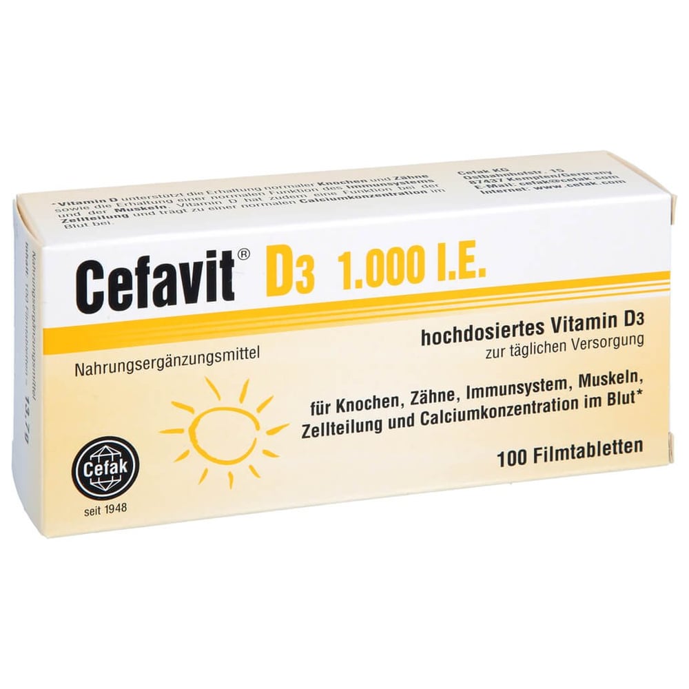 Cefavit D3 1.000 I.E.
