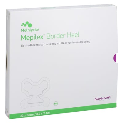 Mepilex Border Heel 22x23 cm Schaumverband haftend