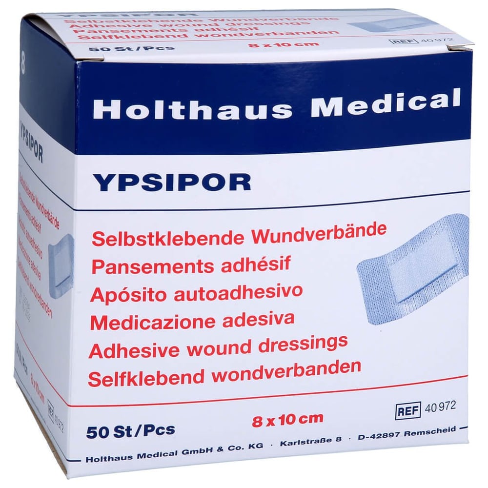 Wundverband steril YPSIPOR 8x10cm