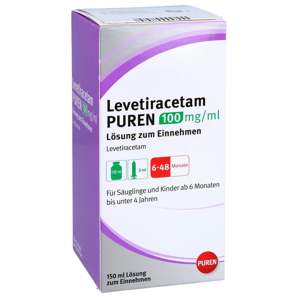 Levetiracetam PUREN 100 mg/ml 3 ml Dosierspritze