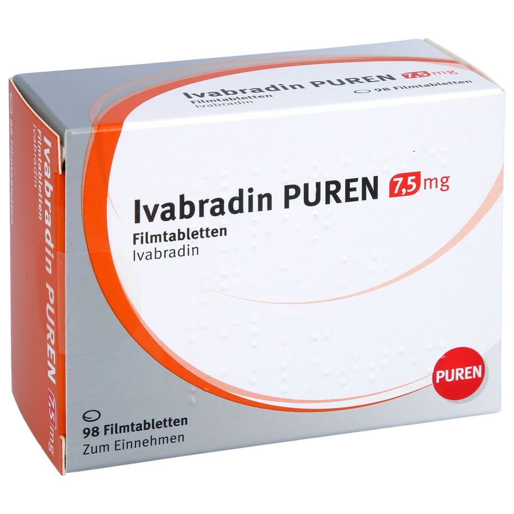 Ivabradin PUREN 7.5 mg Filmtabletten