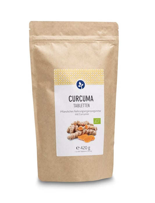 Curcuma 600 mg Bio Tabletten Produktbild 1