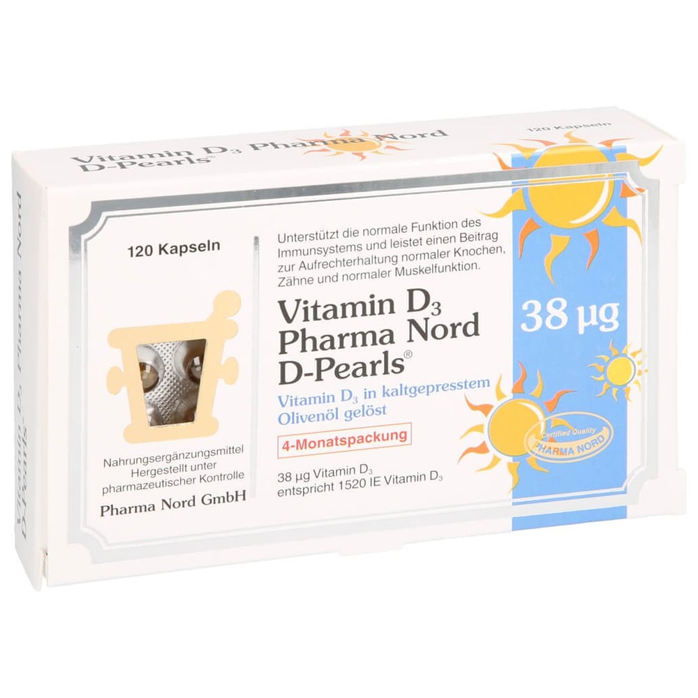 Vitamin D3 D-pearls 38ug