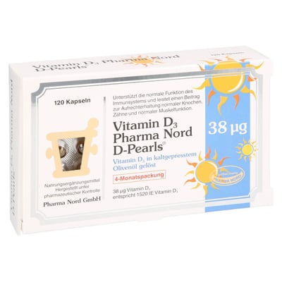 Vitamin D3 D-pearls 38ug