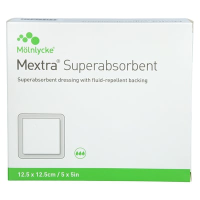 Mextra Superabsorbent Verband 12.5x12.5 cm