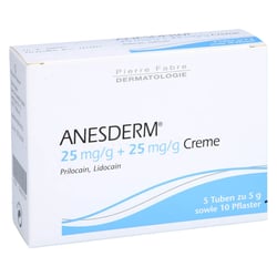Anesderm 25 mg/g + 25 mg/g