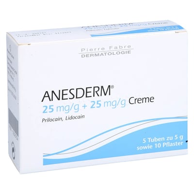 Anesderm 25 mg/g + 25 mg/g Produktbild 1