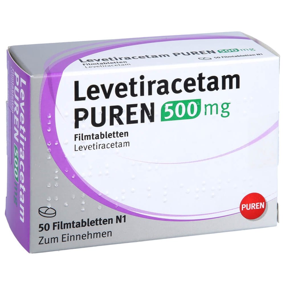 Levetiracetam PUREN 500 mg