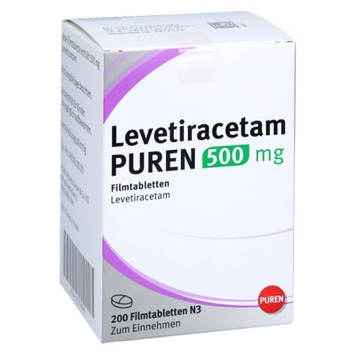 Levetiracetam PUREN 500 mg