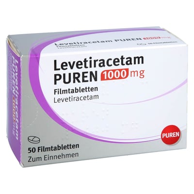 Levetiracetam PUREN 1000 mg