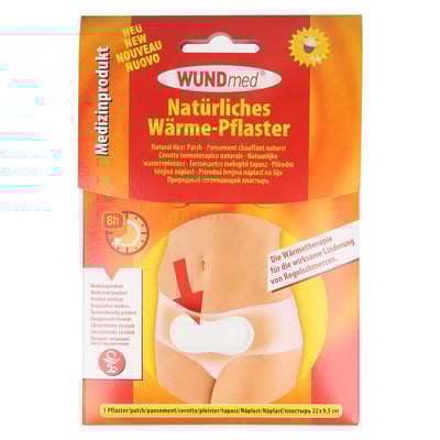 Wärme Pflaster bei Regelschmerzen 22 x 9.5 cm