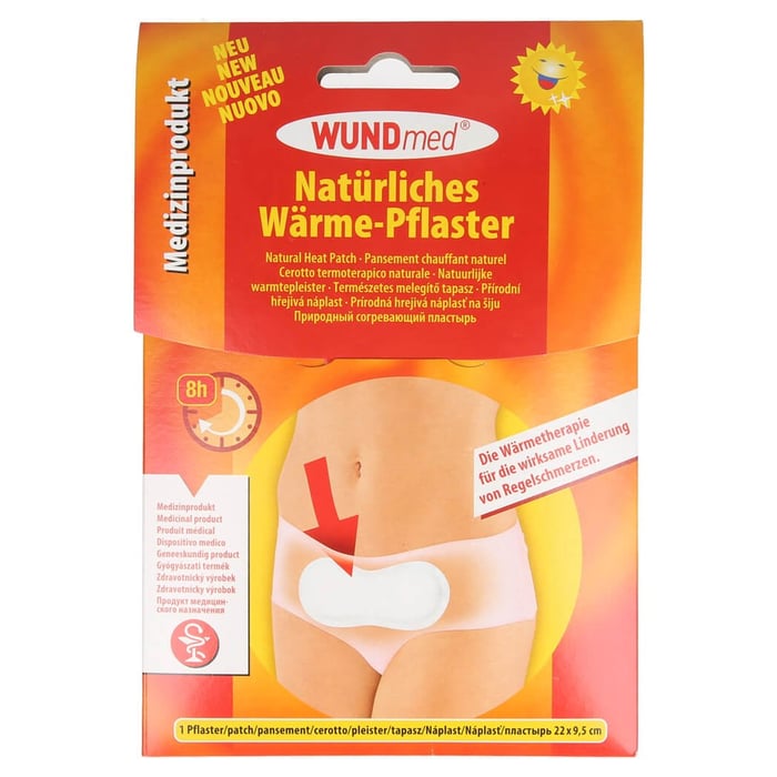 Wärme Pflaster bei Regelschmerzen 22 x 9.5 cm