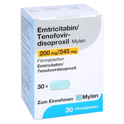 Emtricitabin/Tenofovirdisoproxil Mylan 200 mg/245 mg
