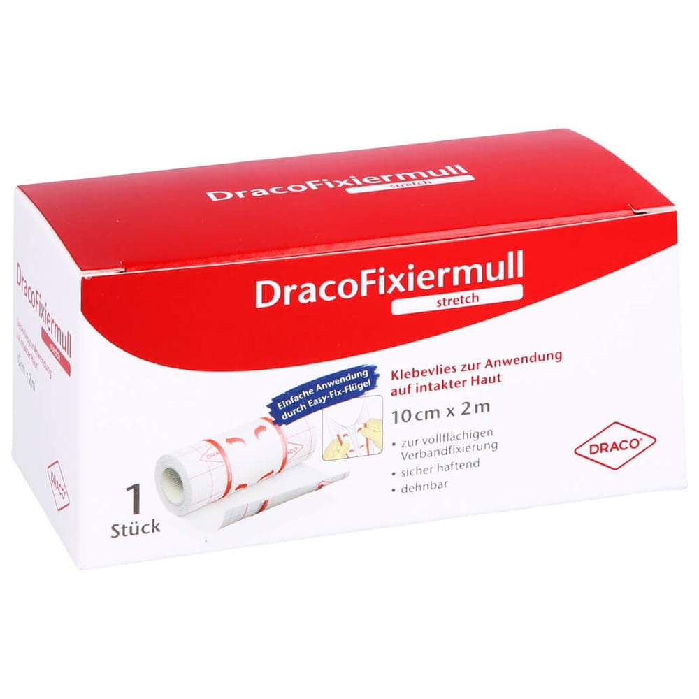 Dracofixiermull stretch 10 cmx2 m