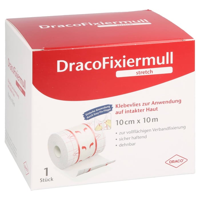 Dracofixiermull stretch 10 cmx10 m